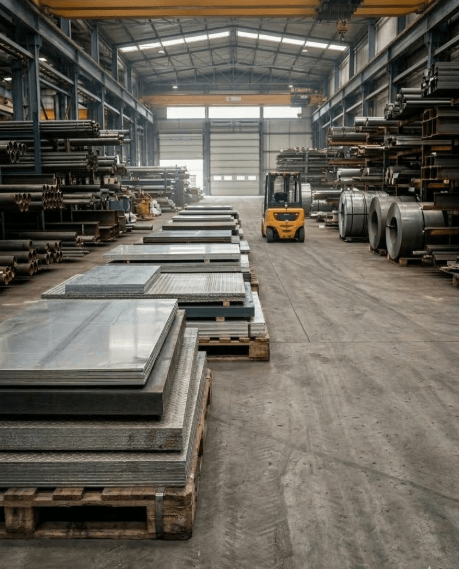 Láminas y Placas de acero STEELKER